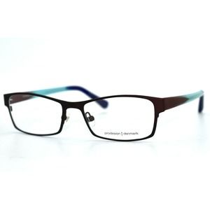 NWOT Auth PRODESIGN DENMARK 3101 c.5031 Titanium Brown Multi Eyeglasses Frames